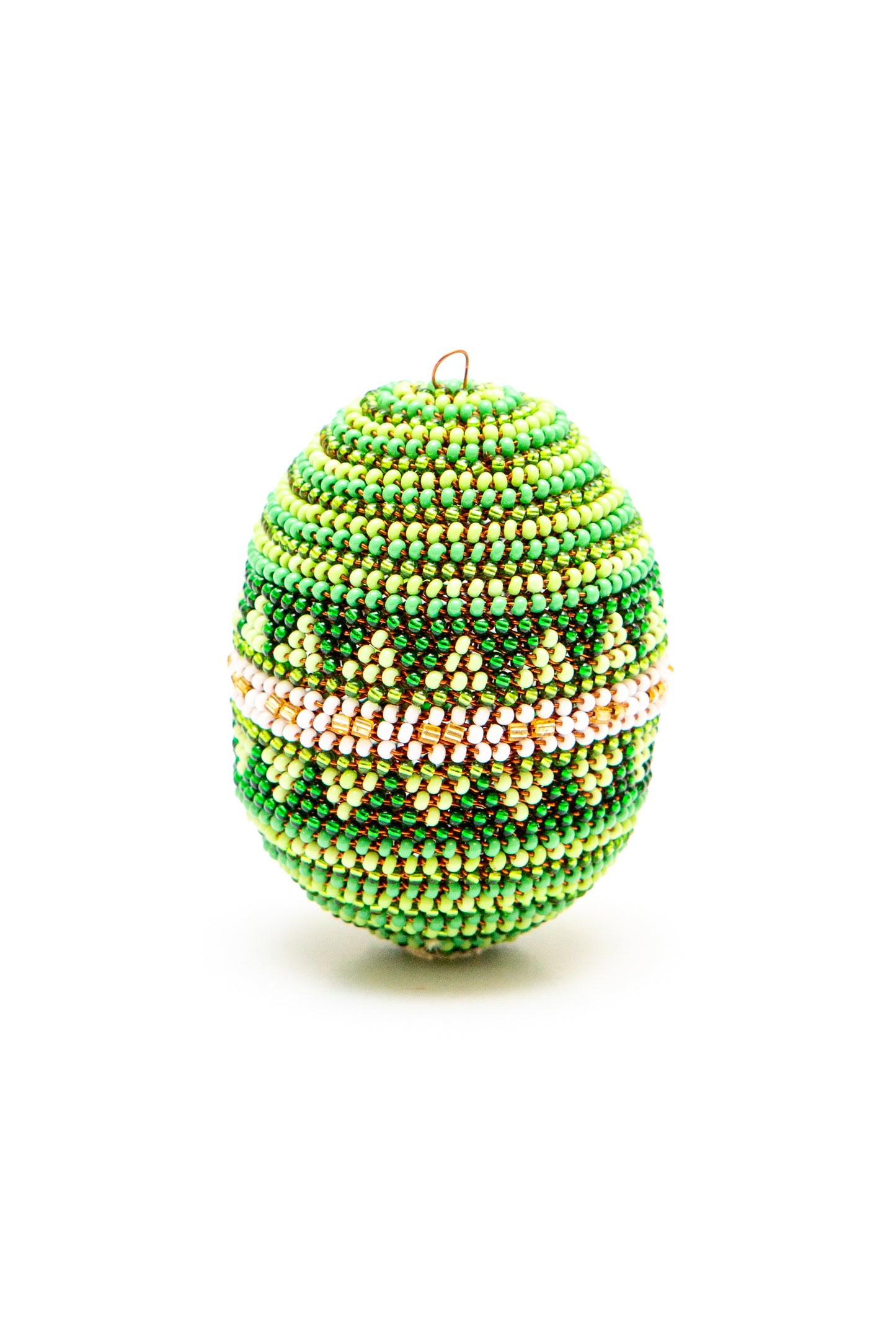 Copper Zulu Egg Green, Christmas Decoration