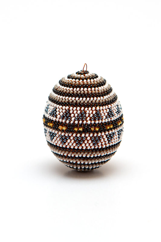 Copper Zulu Egg  Earth Pink, Christmas Decoration