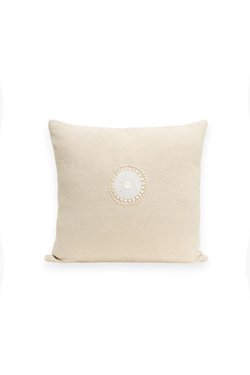 Beaded scatter cushion