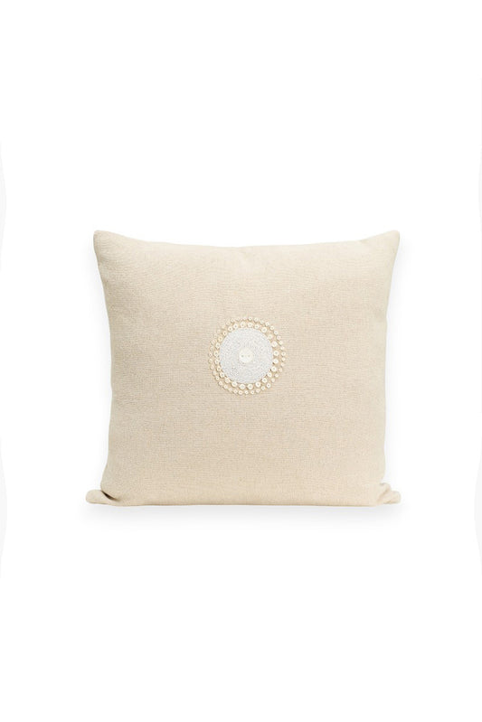Beaded scatter cushion