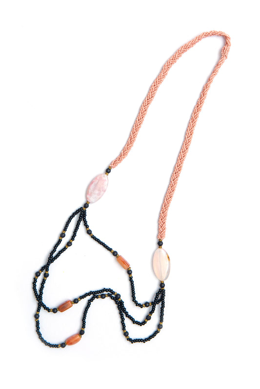 Zulu Three row Necklace
